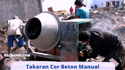 Takaran Cor Beton Manual Takaran Cor Beton Manual